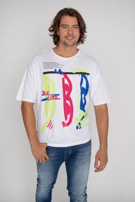 Мужская футболка с принтом "графити"