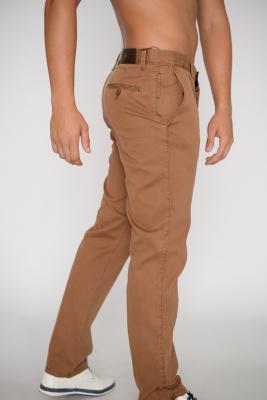 Мужские брюки-чиносы коричневый