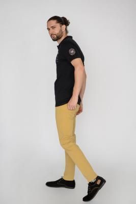 Мужские джинсы slim fit песочного цвета